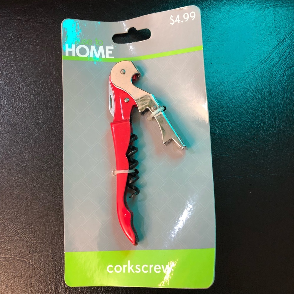 HOUSE TO HOME METAL CORKSCREW PULLER BLACK